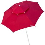 Parasol - aktive - rouge mtal - 280 x 261 x 280 cm - 4 units - protection uv35 +