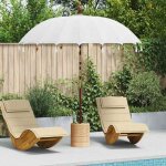 En solde parasol balinais - burke - belles cloches et pampilles d�coratives - cr�me 215x215x260 cm j6039 ...