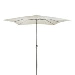 Parasol carr aktive garden - gris - mt aluminium - 300x300cm