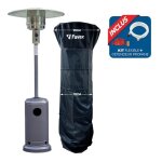 Parasol chauffant gaz favex - gris - 13 kw - housse et connectique incluses Parasol chauffant gaz favex - gris - 13 kw - housse et connectique incluses