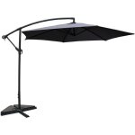 Porticcio - parasol circulaire  300 cm dport gris