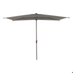 Parasol droit rectangulaire inclinable loompa 3x2m caf� - hesp�ride