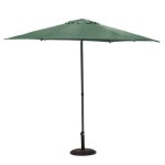 Parasol droit rond soya vert olive d27m en acier - hespéride Parasol droit rond soya vert olive d27m en acier - hespéride