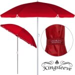 Parasol inclinable rouge r�glable et hydrofuge 200 cm parasol de plage pare - soleil pour jardin terrasse ...