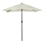 Parasol de jardin aktive - carr - aluminium - beige