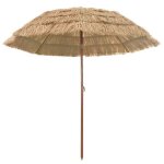 En solde parasol de jardin anti - uv - burke - parasol anti - d�coloration - naturel 255x255x255 cm j4933 ...