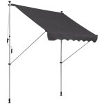 Parasol de jardin cdisplay 200 � 150 � 280 pour jardin balcon patio terrasse