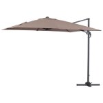 Parasol dport sun 3 - 3 x 3 m - taupe