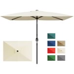 Parasol de jardin ext�rieurgrand parasol d�port� rectangulaire terrasse reposeparasol de balcon famille ...