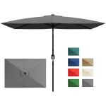 Parasol de jardin ext�rieurgrand parasol d�port� rectangulaire terrasse reposeparasol de balcon famille ...