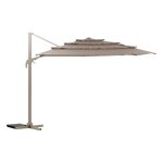 Parasol d�port� rectangulaire multi - toile melhia lin 4 x 3m en aluminium acier et ol�fine - hesp�ride ...