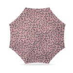 Parasol de plage l�opard - solfang - 180 cm - nylon - rose