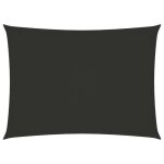 Parasol rectangulaire vidaxl en tissu oxford anthracite rsistant  leau