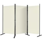 Paravent - aufun - 3 parties - 275x180cm - beige - pliable et opaque