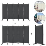 Paravent - aufun - 3 parties - gris fonc� - 280x180cm - int�rieur / ext�rieur