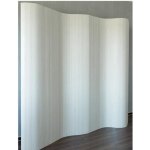Paravent bambou 195 x 250 cm blanc