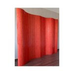 Paravent - bambou - 200 x 250 cm - rouge - design contemporain - int�rieur