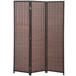 Paravent en bois homcom 3 panneaux 135 x 180 cm s�parateur de pi�ce closion de s�paration pliable pour ...