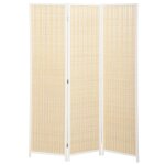 Paravent en bois homcom 3 panneaux 135 x 180 cm s�parateur de pi�ce closion de s�paration pliable pour ...
