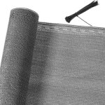 Paravent brise - vue 12x10m brise vent anti - regards clture rsistant avec attache - cbles