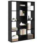 Promotion paravent ch�ne noir 100x24x140 cm bois ding�nierie 992506