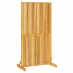 Paravent soldes chic s�parateur de pi�ce polyvalente - pour h�tel / maison - marron 79. 5x50x150 cm fr ...