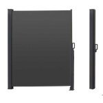 Paravent extrieur rtractable canope 160 x 300 cm gris