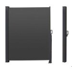 Paravent brise vue extrieur rtractable canope 180 x 300 cm gris store latral