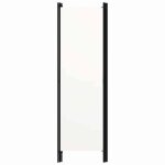 Paravent pliable blanc - lemon� cloison de s�paration - d�coration salon - 3 panneaux - blanc - 150x180cm ...