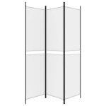 Paravent pliable blanc - lemon� cloison de s�paration - d�coration salon - 3 panneaux - blanc - 150x200cm ...