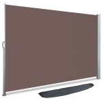 Vounot® paravent extérieur rétractable 180x300cm avec housse de protection - marron - store latéral vertical ... Vounot® paravent extérieur rétractable 180x300cm avec housse de protection - marron - store latéral vertical ...