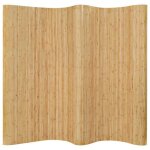 Paravent separateur de piece cloison de separation decoration meuble bambou 250 cm naturel Paravent separateur de piece cloison de separation decoration meuble bambou 250 cm naturel
