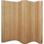 Paravent s�parateur de pi�ce cloison de s�paration d�coration meuble bambou naturel 250 cm 0802010 / ...