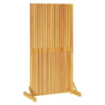 Paravent vidaxl �cran de confidentialit� marron 79. 5 x 50 x 150 cm