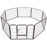 Enclos pour animaux - non spécifié - modèle modulable - 8 panneaux 80x60 cm - métal - octogonal Enclos pour animaux - non spécifié - modèle modulable - 8 panneaux 80x60 cm - métal - octogonal