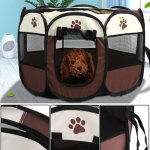 Parc � chiot enclos pour petits animaux parc pour chien chat pliable 81 x 45cm int�rieur - ext�rieur ...
