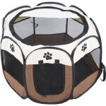 Parc à chiot pliable 81 x 45cm tissu oxford intérieur - extérieur tente animaux enclos pour chiot chien ... Parc à chiot pliable 81 x 45cm tissu oxford intérieur - extérieur tente animaux enclos pour chiot chien ...
