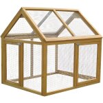 Extension parc grillag� pour poulailler bassette l bois