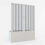 Pare - baignoire douche pliante en pvc 170 cm h 150 mod. ibisco avec ouverture centrale Pare - baignoire douche pliante en pvc 170 cm h 150 mod. ibisco avec ouverture centrale