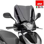 Pare brise givi d1128s sh 125i - 150i abs (12 > 16) monter sur attaches dorigine