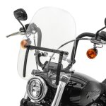 Pare brise pour motos custom saute vent craftride cw1 black edition