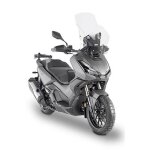 Pare - brise moto incolor givi honda adv 350 (22) - blanc - 65x50 cm