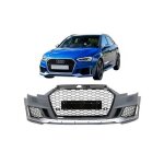 Pare - chocs pour audi a3 8v facelift 16 - 18 hatch sportback rs3 noir brillant look Pare - chocs pour audi a3 8v facelift 16 - 18 hatch sportback rs3 noir brillant look