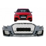 Pare - choc pour audi a3 8v facelift 2016 - 2019 sedan cabrio rs3 look calandre noir brillant