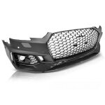 Pare choc avant pour audi a4 b9 15 - 19 look sport noir glossy pdc
