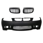 Pare - chocs avant pour bmw e90 e91 non lci 2004 - 2008 m3 grilles double stripe