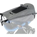 Pare - soleil pour poussette canopy auvent pare soleil pour nacelle landau uv 50 + couffin protection ...