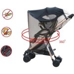 Pare soleil poussette universelle anti uv parasol poussette avec moustiquaire mailles fines pour b�b� ...