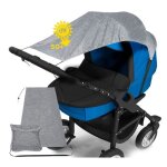 Pare soleil universel pour poussette avec sac rangement offert - protection anti uv ? b�b� confort r�glable ...
