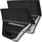 Pare - soleil voiture - cagaya - modle l - 2 pices - protection uv - tissu extensible